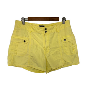 Bailey's Point Yellow Cotton Lightweight Shorts‎ Side Pockets Juniors Size 13